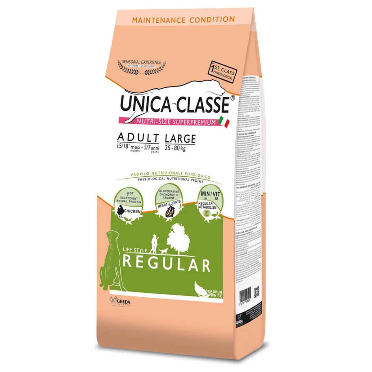 UNICA Classe Regular Maxi L-XL Pui hrană uscată câini 12kg