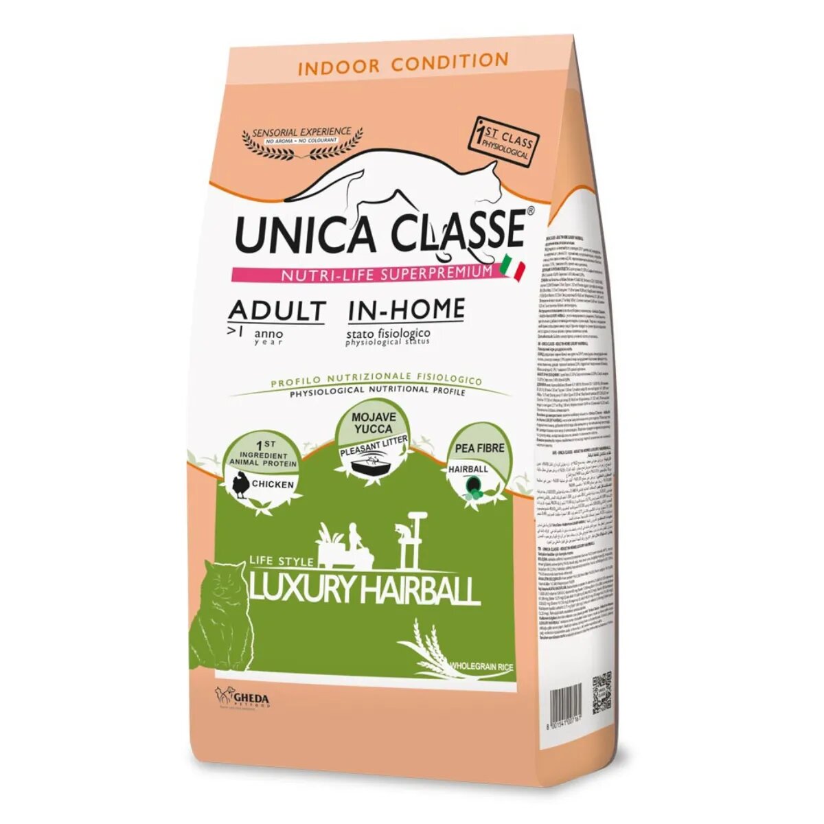 UNICA Classe Sensible Indoor Pui hrană uscată pisici 10kg