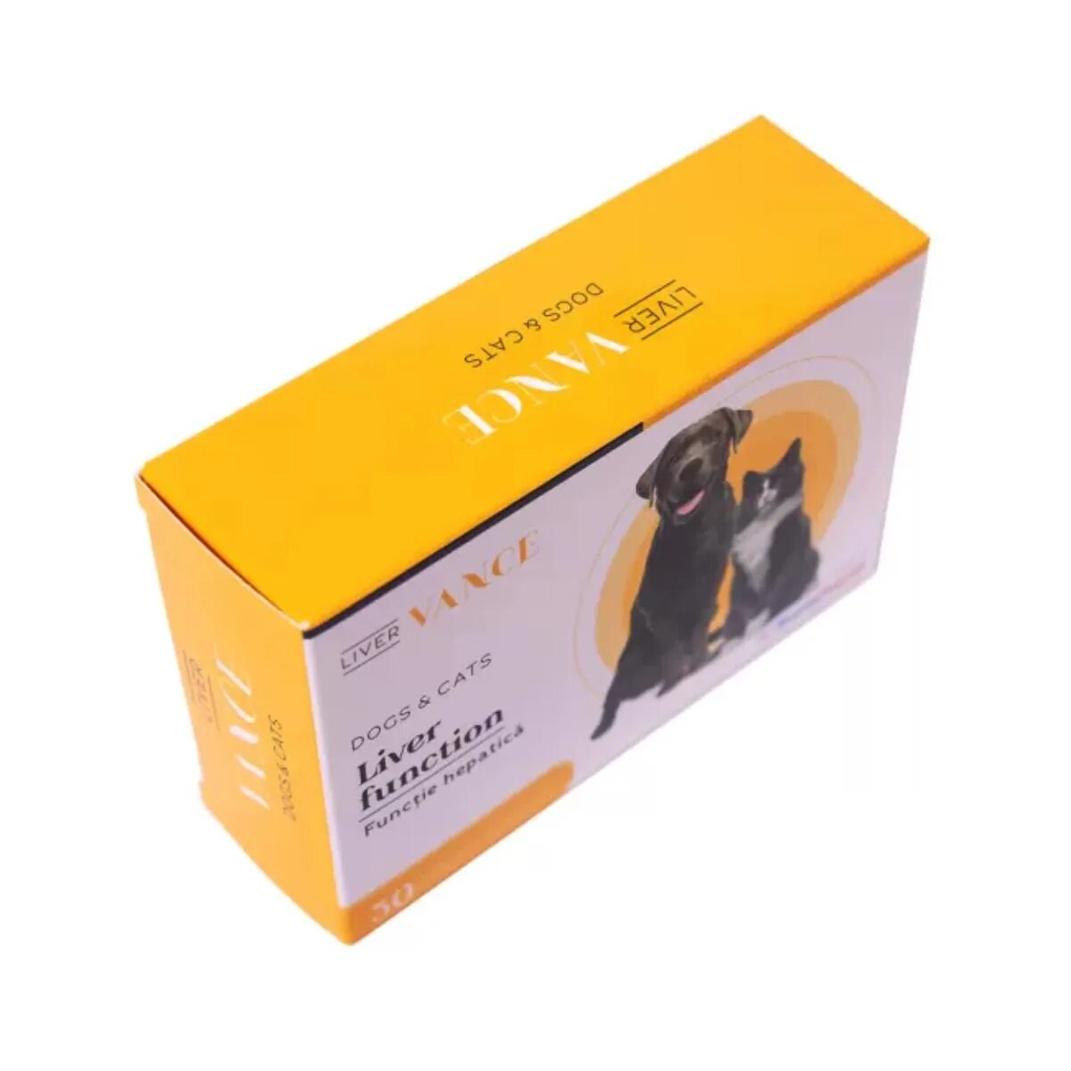VANCE Liver Function funcție hepatică supliment sistem hepatic câini și pisici comprimate Liver Function funcție hepatică XS-XL supliment sistem hepatic câini și pisici cutie 30 comprimate
