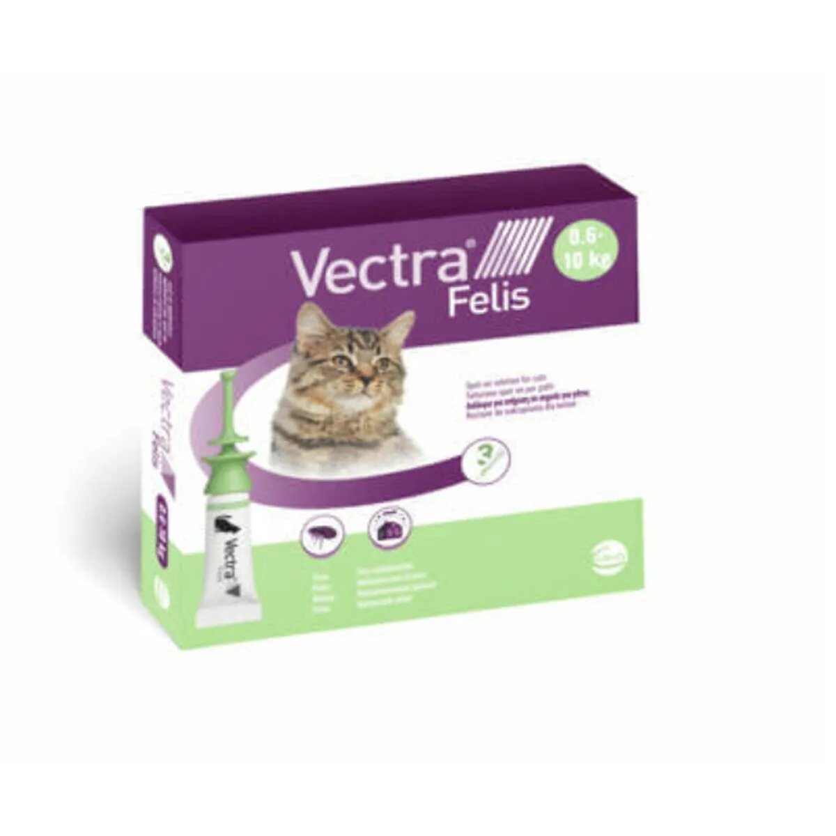 Vectra 3D Vectra Felis spot-on soluție antiparazitară pisici 3 pipete