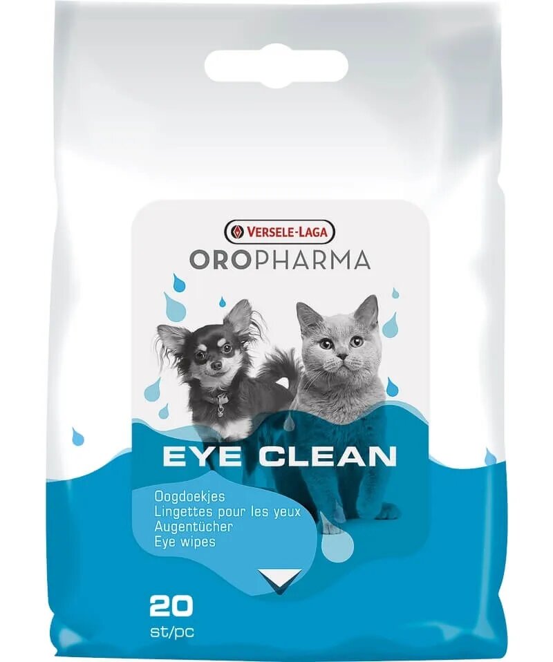Versele Laga Oropharma Eye Clean Servetele Umede Caini si Pisici 20 bucati