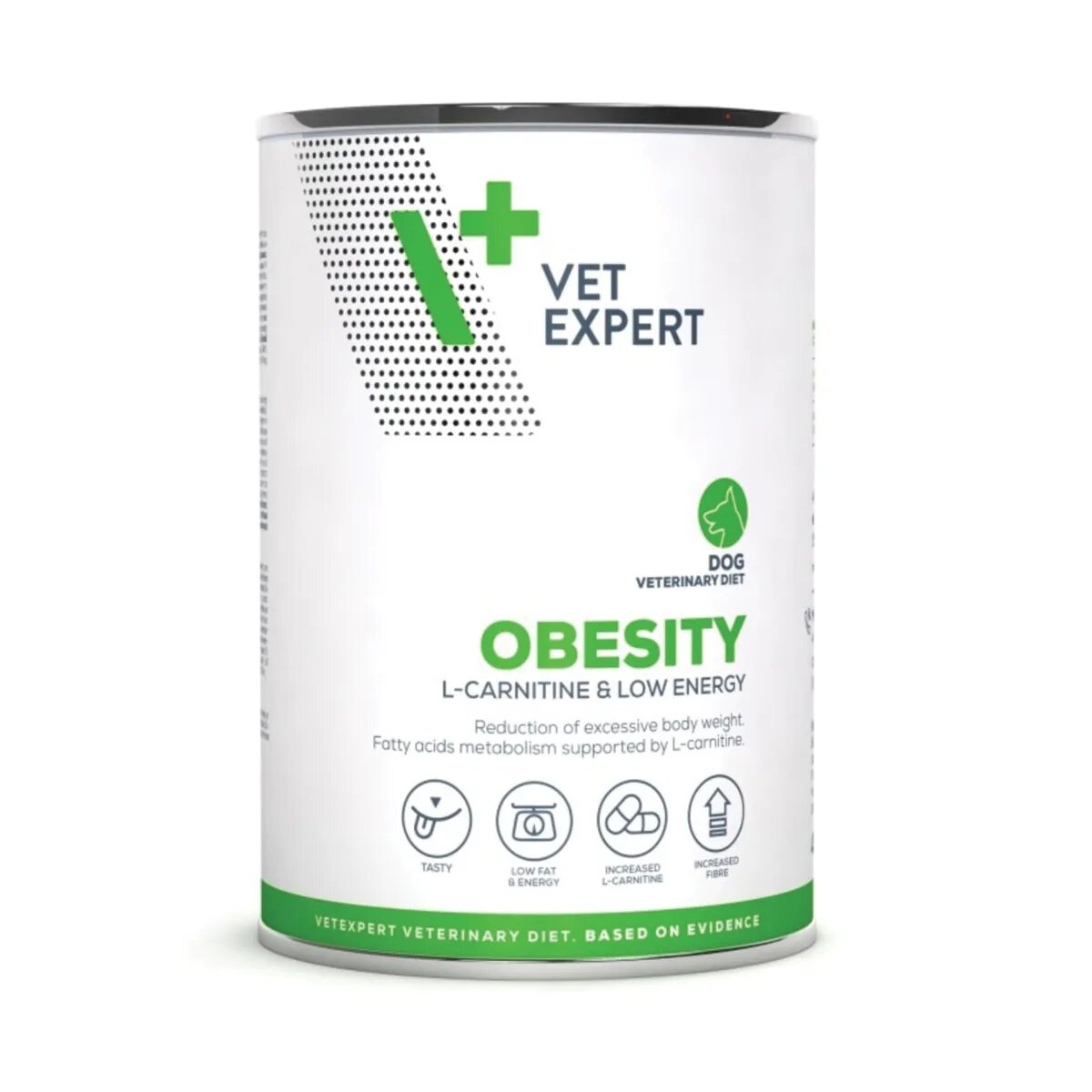 VET EXPERT 4T Veterinary Diet Obesity Dog Miel si Pui 400 g