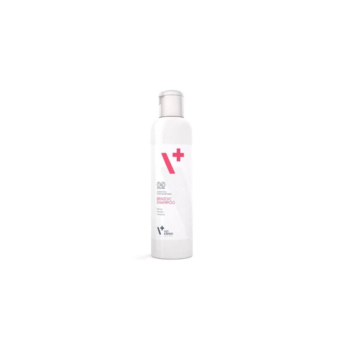 VET EXPERT Benzoic șampon câini antibacterian anti-mâncărime flacon Benzoic șampon câini și pisici antibacterian anti-mâncărime flacon 250ml