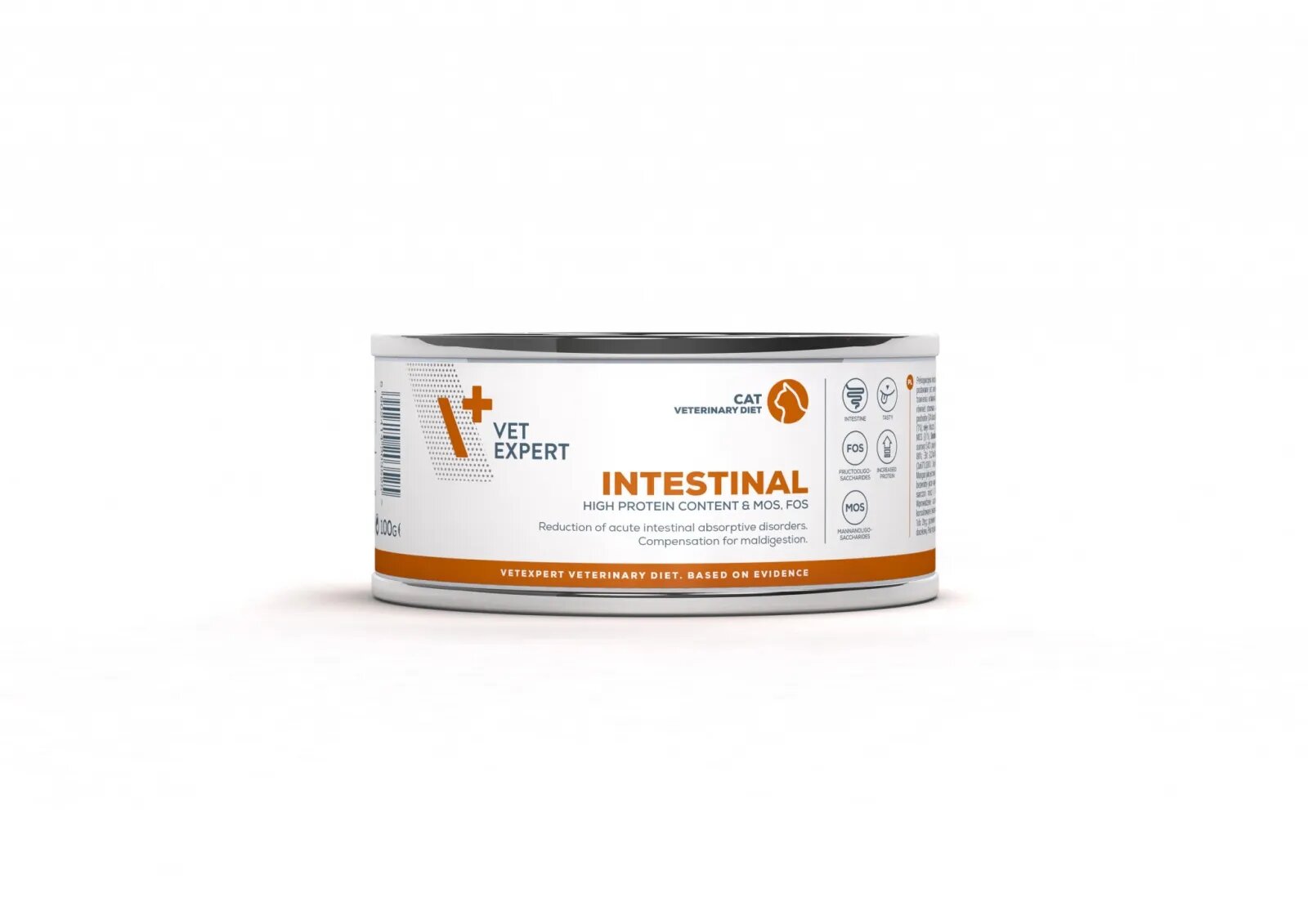 VET EXPERT Diets Intestinal Pui și Curcan dietă veterinară conservă hrană umedă pisici sistem digestiv (pate) 100g