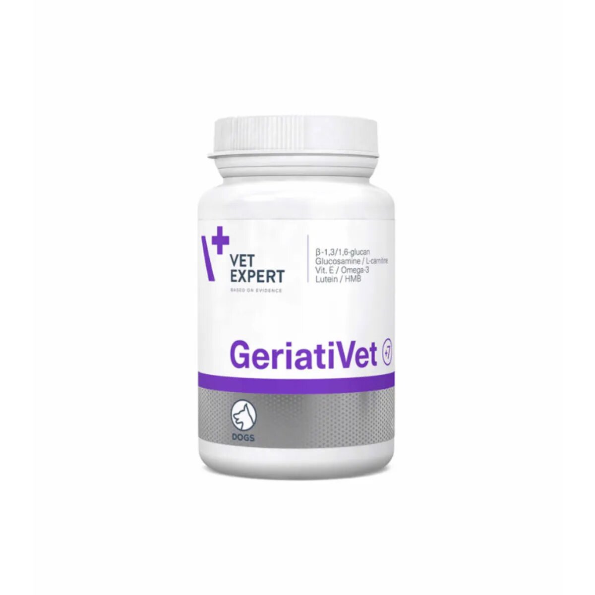 VET EXPERT GeriatiVet +7 multivitamine câini senior comprimate GeriatiVet +7 XS-M multivitamine câini senior flacon 45 comprimate