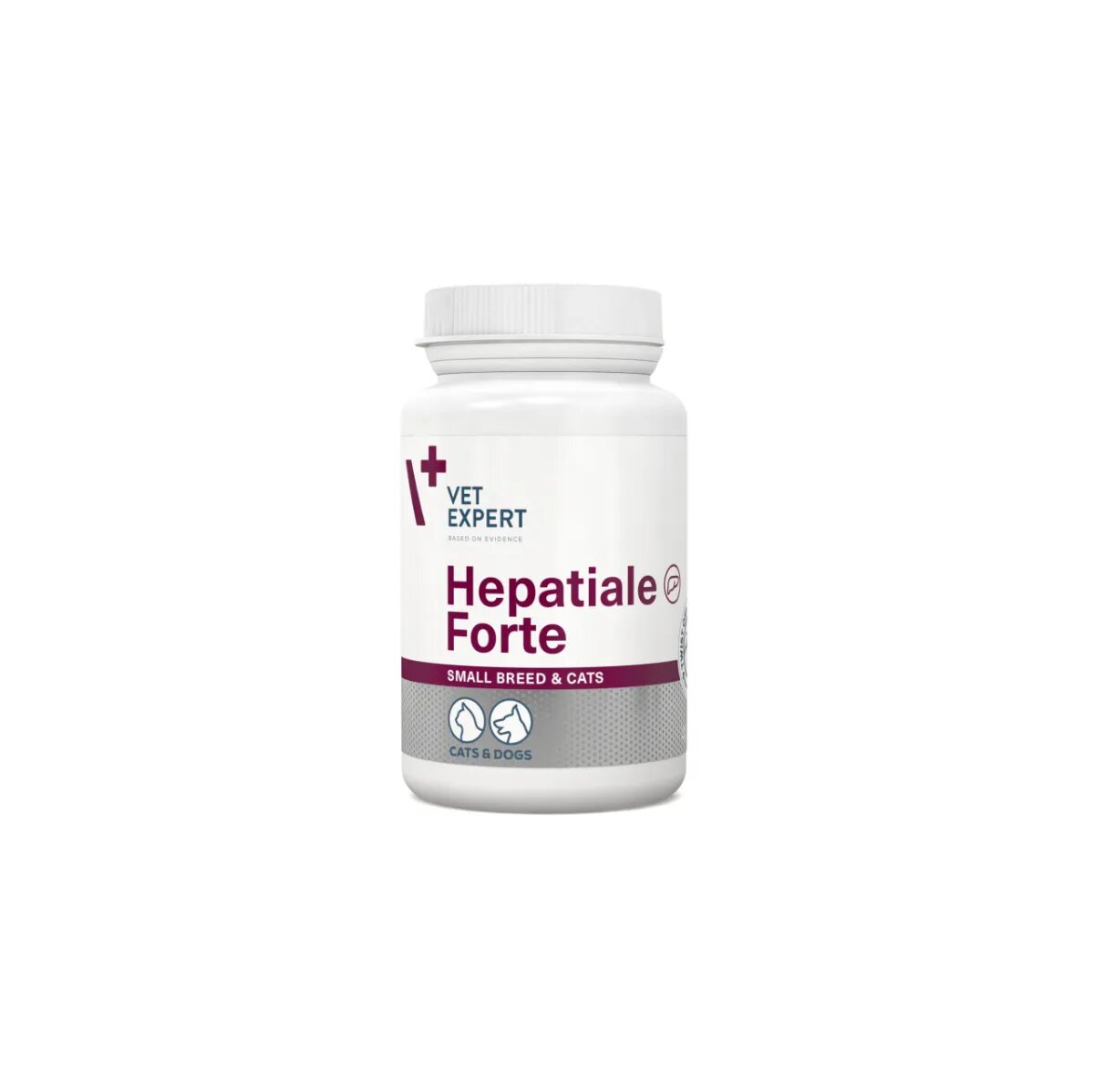 VET EXPERT Hepatiale Forte Small Breed & Cats supliment sistem hepatic câini capsule Hepatiale Forte Small Breed & Cats XS-S supliment sistem hepatic câini și pisici flacon 40 capsule