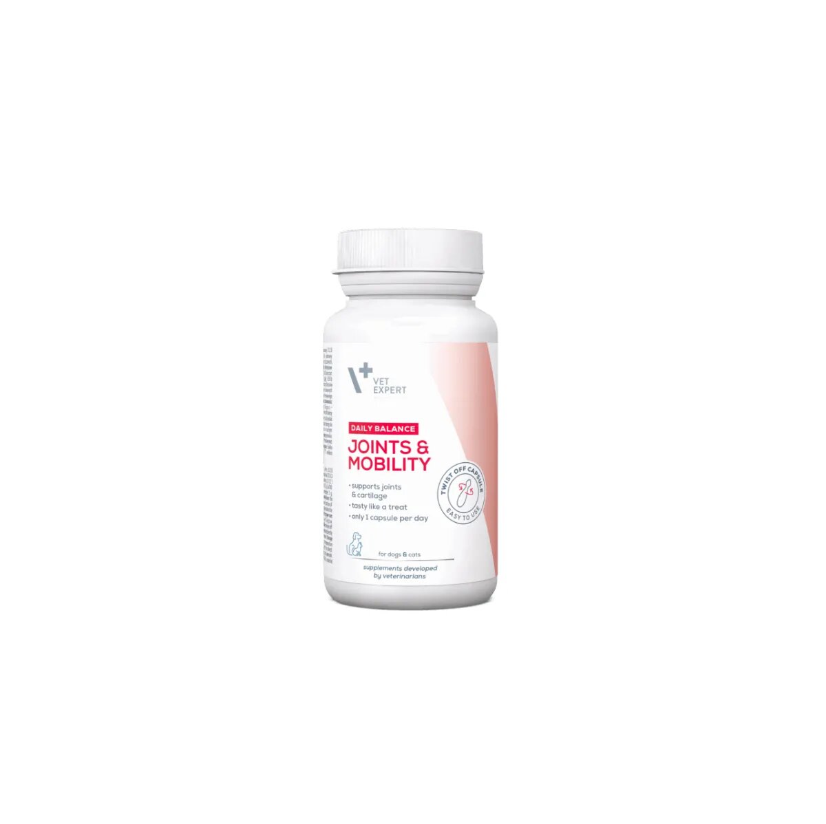 VET EXPERT Joints&Mobility supliment sistem articular câini capsule Joints&Mobility XS-XL supliment sistem articular câini și pisici flacon 30 capsule