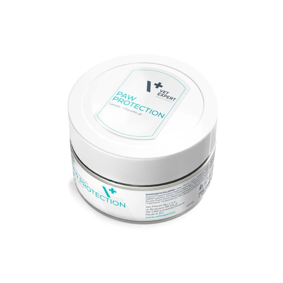 VET EXPERT Paw Protection îngrijire pentru lăbuțe cremă / loțiune câini și pisici antibacteriană hidratantă flacon 250ml