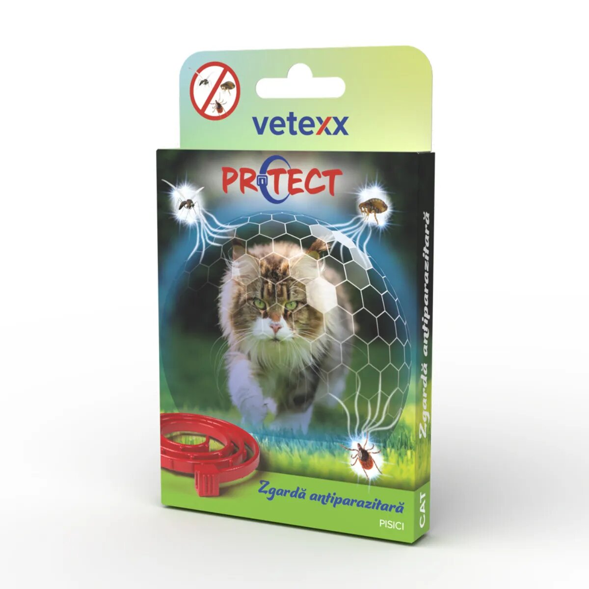 Vetexx Protect deparazitare externă pisici zgardă 42 cm 1buc