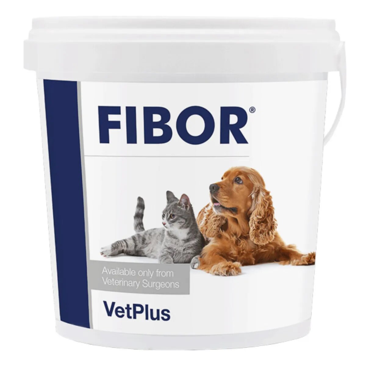Vetplus Fibor supliment sistem digestiv câini granule masticabile Fibor XS-XL supliment sistem digestiv câini și pisici găletușa 500g granule masticabile