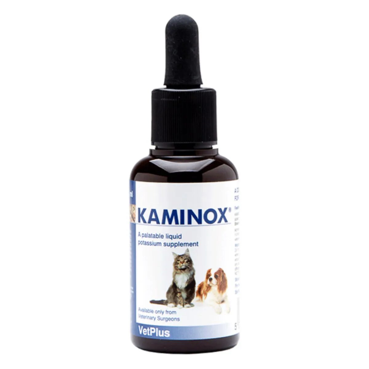 Vetplus Kaminox multivitamine câini suspensie orală Kaminox XS-XL multivitamine câini și pisici flacon 60ml suspensie orală