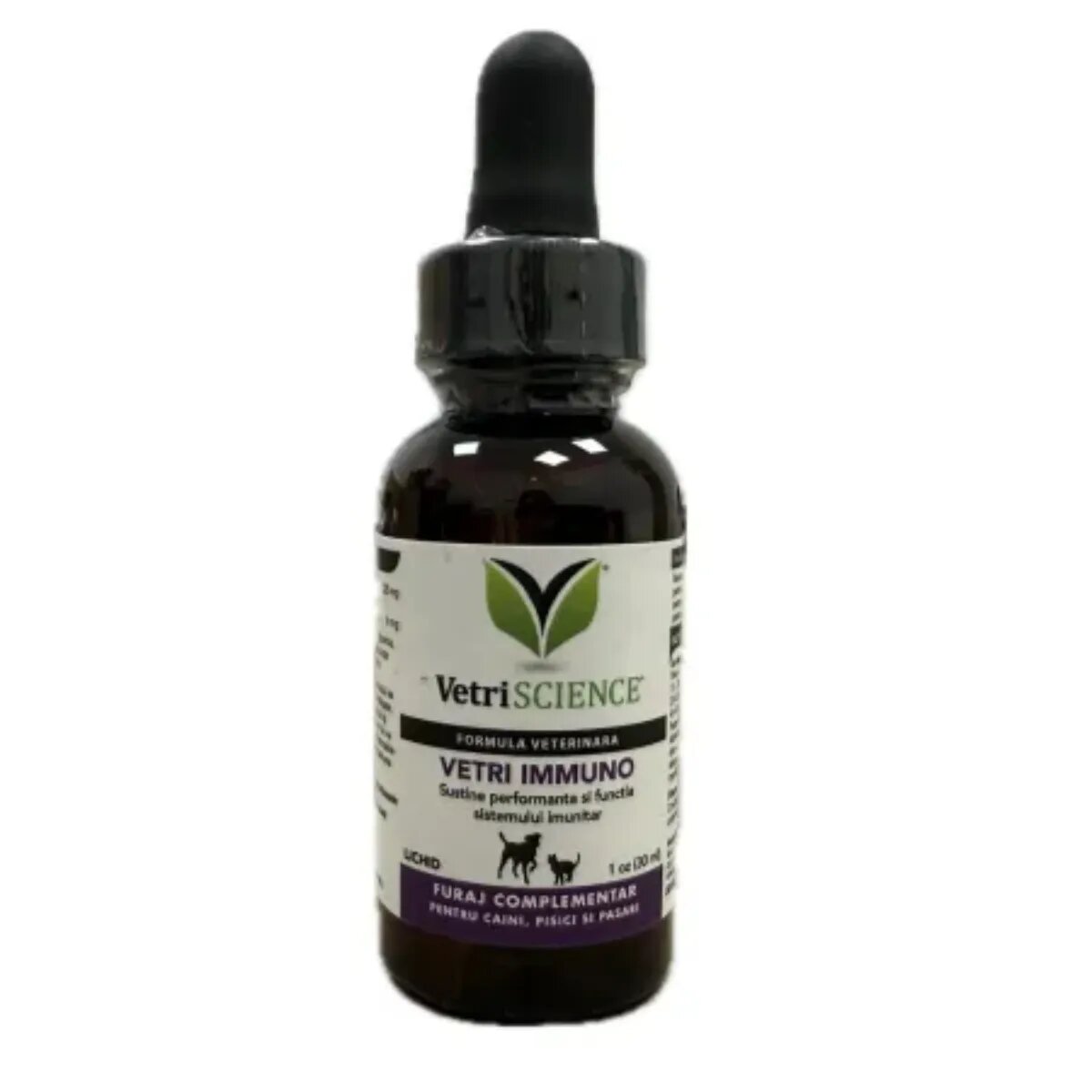 VETRISCIENCE Vetri DMG supliment sistem imunitar câini suspensie orală Vetri DMG XS-XL supliment sistem imunitar câini flacon 30ml suspensie orală