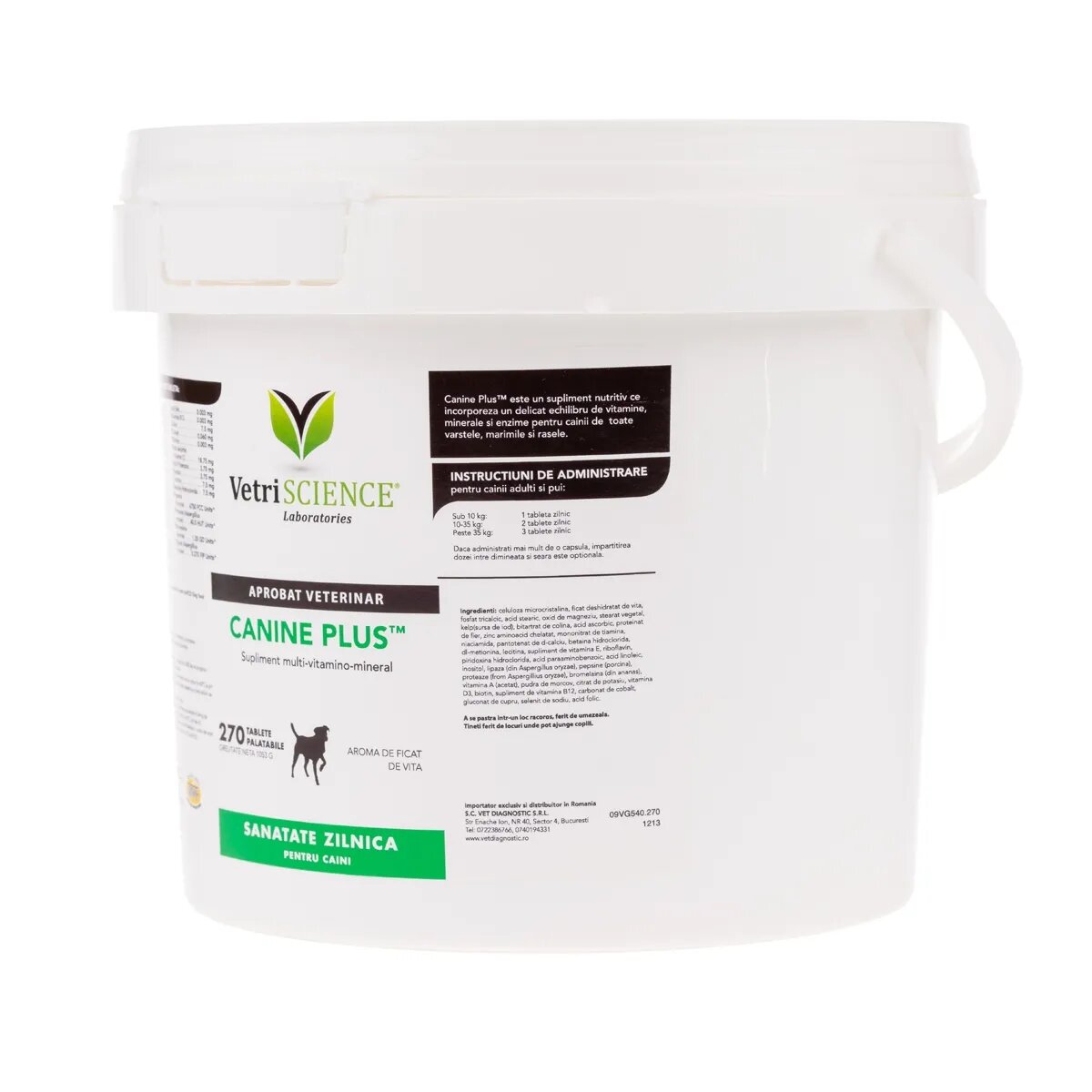 VETRISCIENCE VETRI SCIENCE Canine Plus Ca/P multivitamine câini 270tbl masticabile