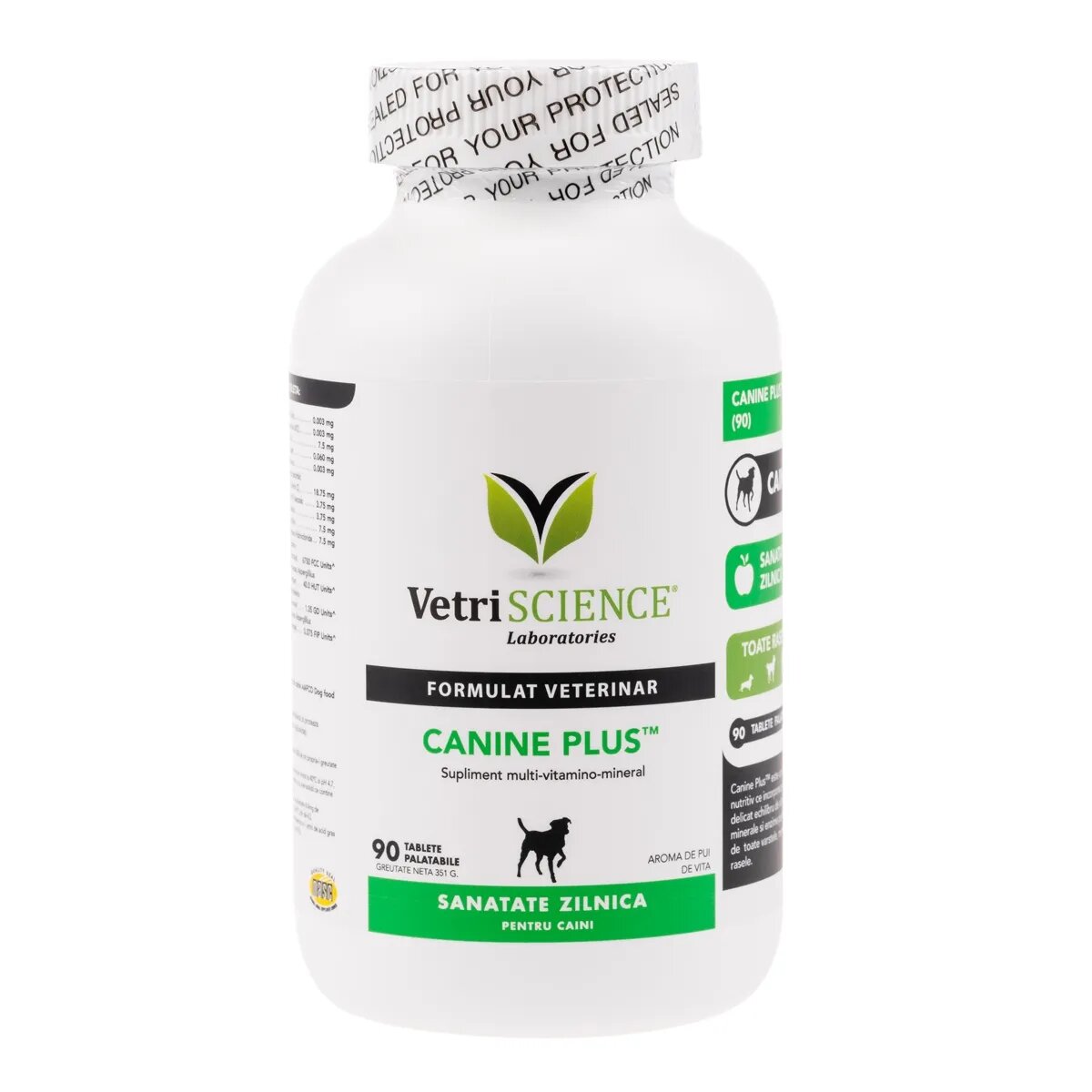VETRISCIENCE VETRI SCIENCE Canine Plus Ca/P multivitamine câini 90tbl masticabile