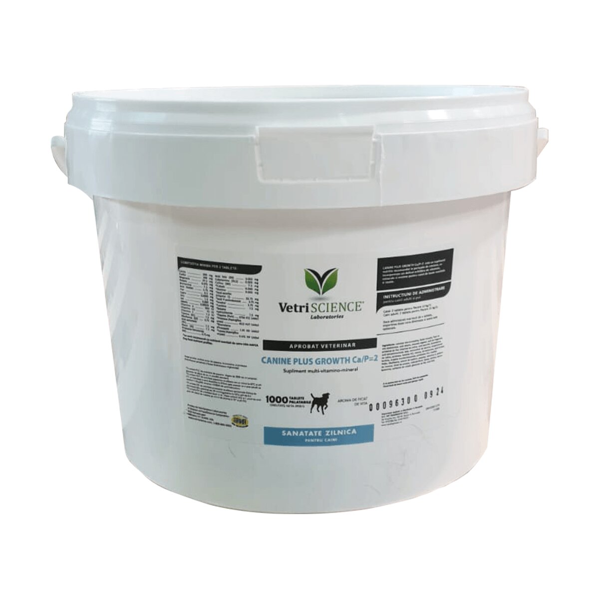 VETRISCIENCE VETRI SCIENCE Canine Plus Growth Ca/P suplimente creștere și vitalitate câini 1000tbl masticabile