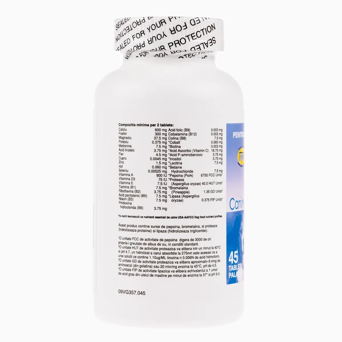 VETRISCIENCE VETRI SCIENCE Canine Plus Growth Ca/P suplimente creștere și vitalitate câini 45tbl masticabile