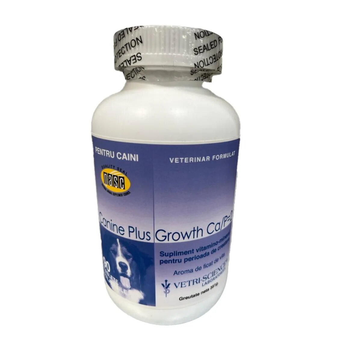 VETRISCIENCE VETRI SCIENCE Canine Plus Growth Ca/P suplimente creștere și vitalitate câini 90tbl masticabile