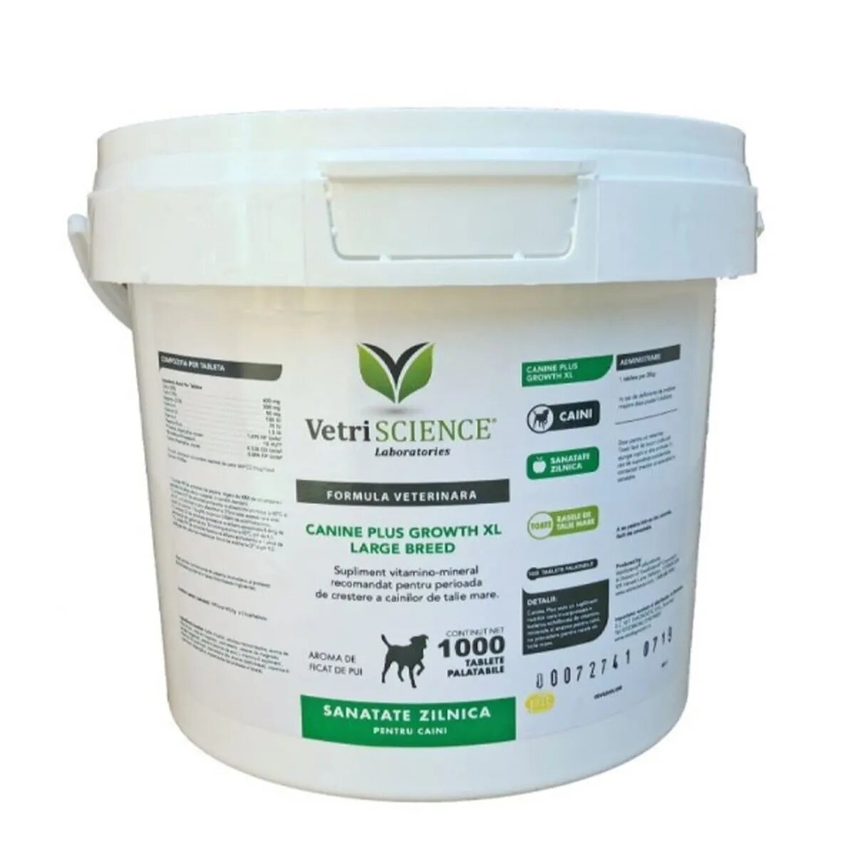 VETRISCIENCE VETRI SCIENCE Canine Plus Growth XL suplimente creștere câini 1000tbl masticabile