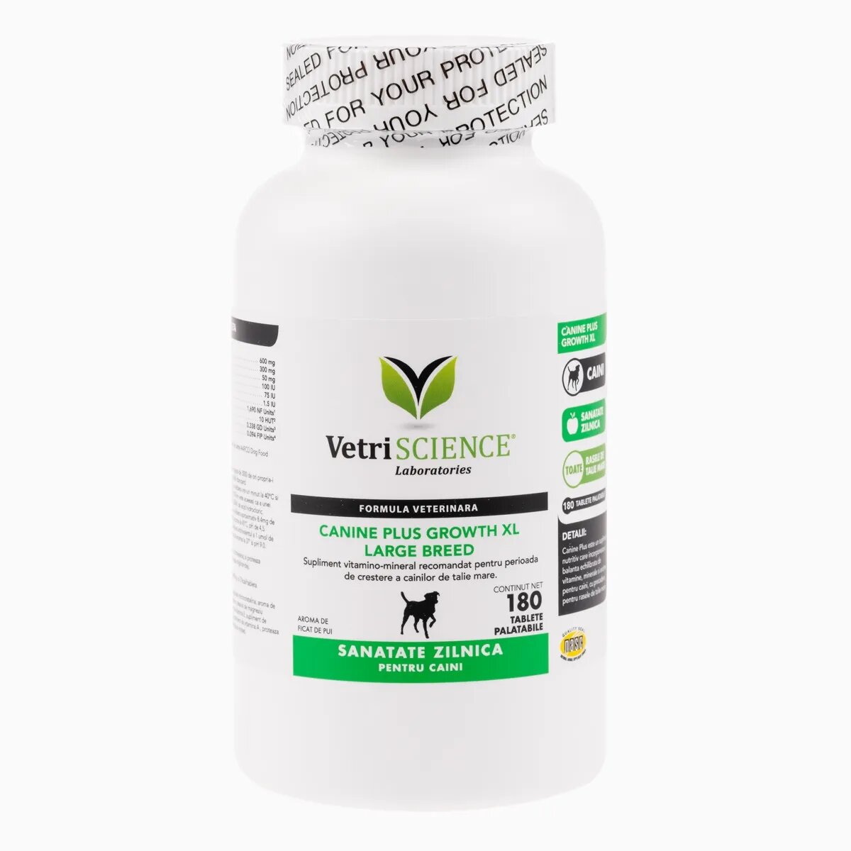 VETRISCIENCE VETRI SCIENCE Canine Plus Growth XL suplimente creștere câini 180tbl masticabile