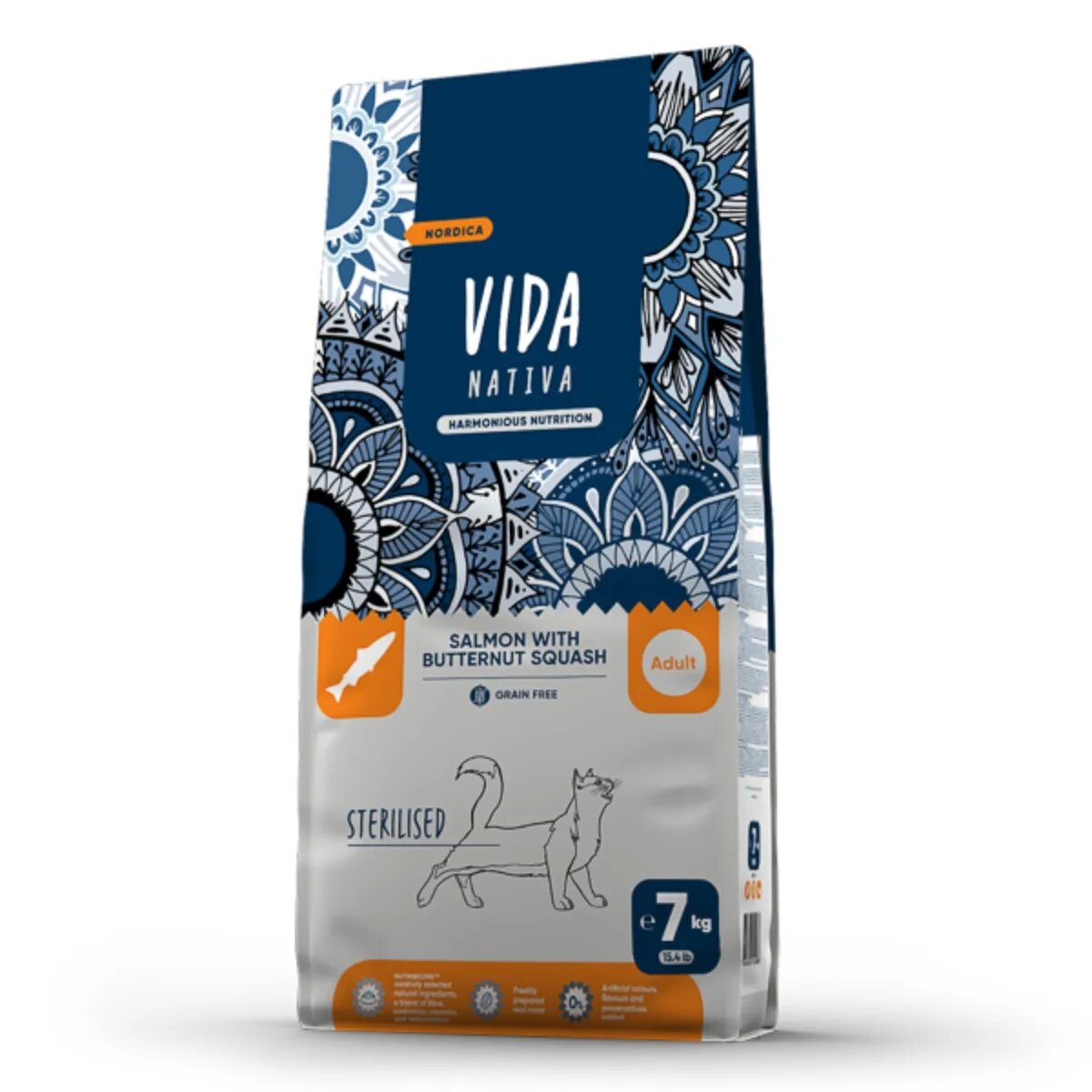 VIDA SUPER Sterilised Pui și Legume hrană uscată pisici 10kg
