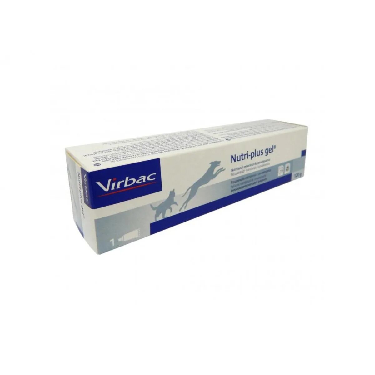 Virbac Nutri-plus gel multivitamine activitate intensă convalescență câini pastă orală Nutri-plus gel XS-XL multivitamine activitate intensă convalescență câini și pisici tub 120g pastă orală