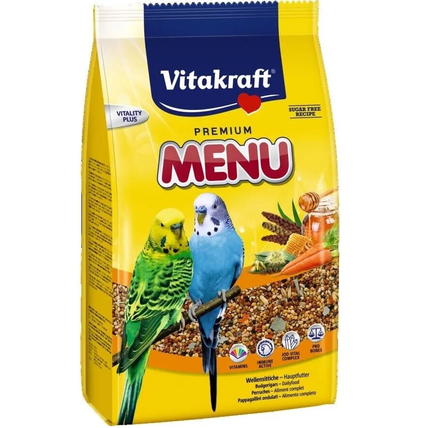 Vitakraft Meniu Perl's Perus 1kg + 200g GRATUIT
