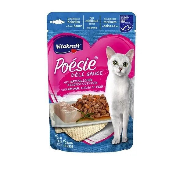Vitakraft Poesie Plic Cod In Sos 85 g