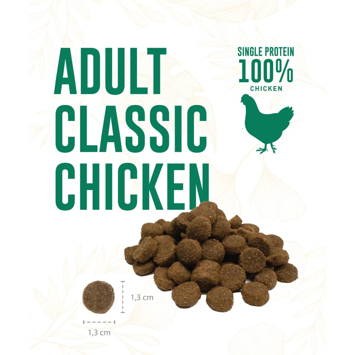 WEEGO Classic Chicken XS-XL Pui hrană uscată monoproteică fără cereale câini 10kg