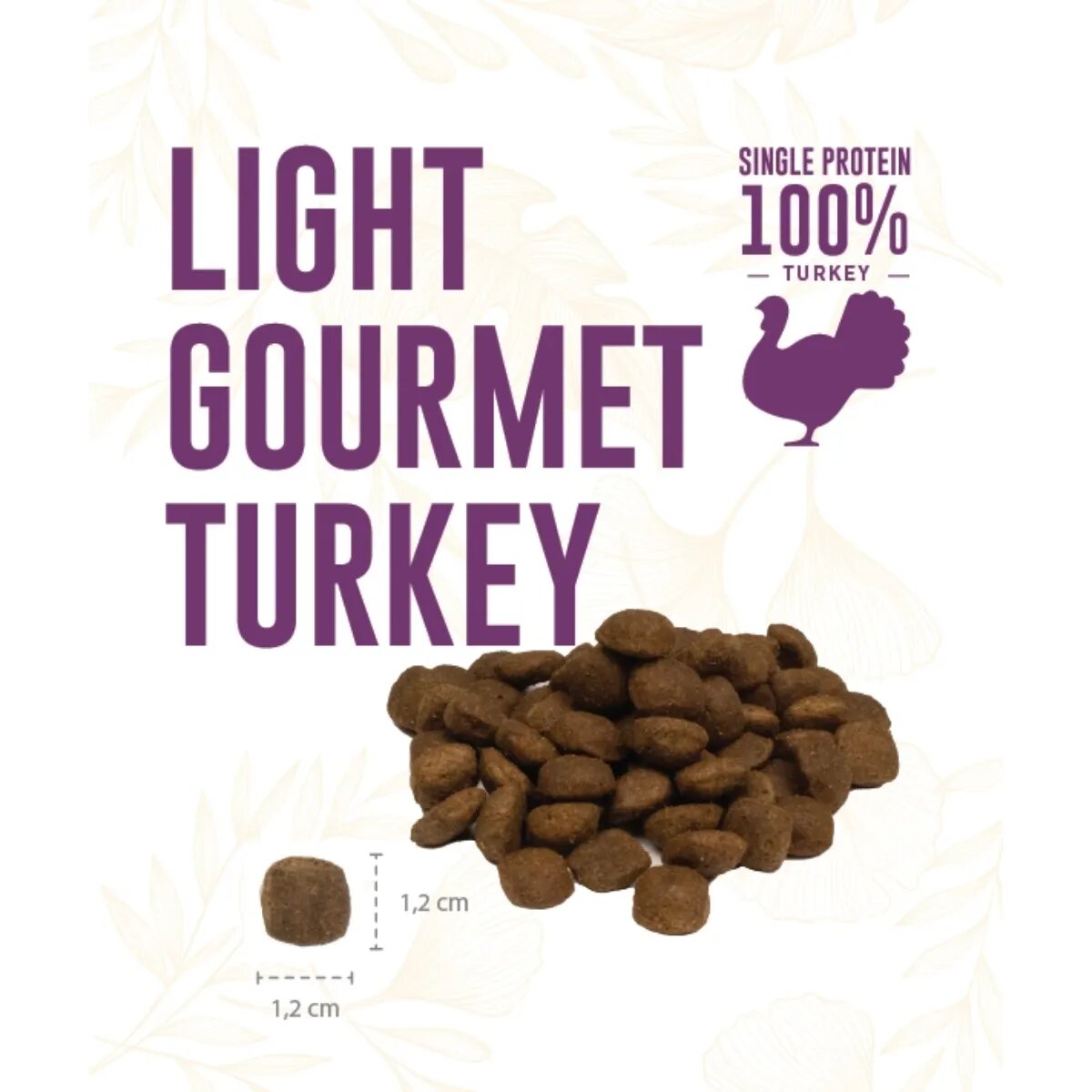 WEEGO Light Gourment Turkey XS-XL Curcan hrană uscată monoproteică fără cereale câini senior obezitate 10kg