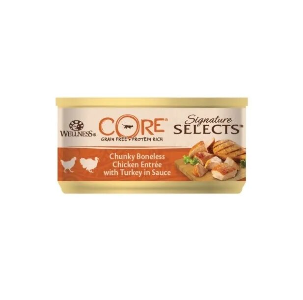 Wellness Core Hrana Umeda Signature Select cu Pui si Curcan in Sos 79 g