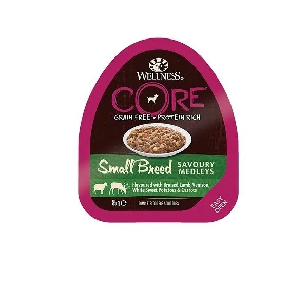 Wellness Core Hrana Umeda Small Breed Savoury Miel si Vanat 85g