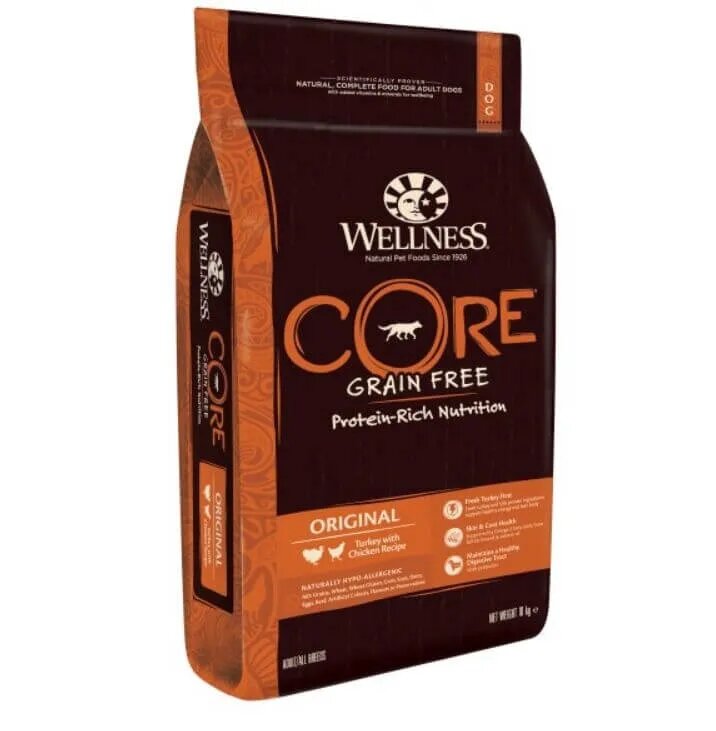 Wellness Core Hrana Uscata Curcan si Pui10kg