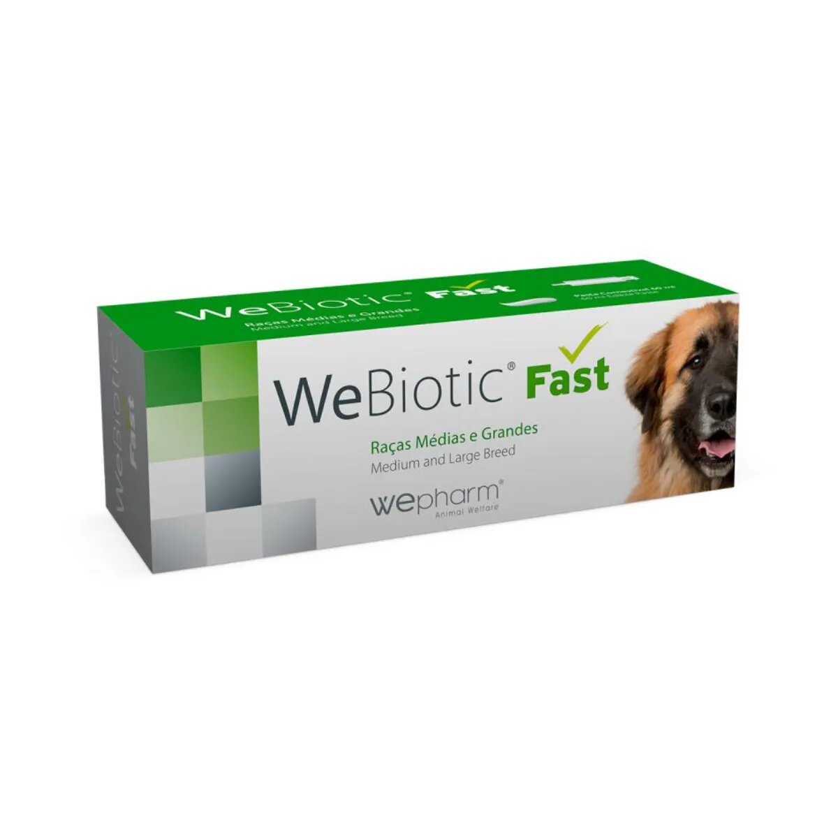 Wepharm WeBiotic Fast supliment sistem digestiv câini pastă orală WeBiotic Fast L-XL supliment sistem digestiv câini flacon cu aplicator 60ml pastă orală