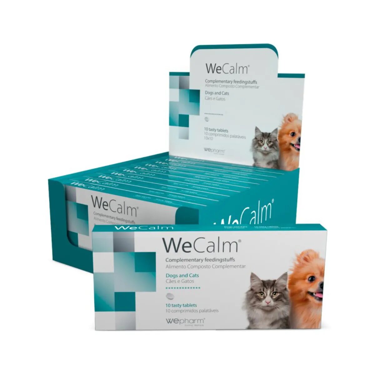 Wepharm WeCalm supliment sistem nervos & calmante câini comprimate WeCalm XS-XL supliment sistem nervos & calmante câini flacon 10 comprimate