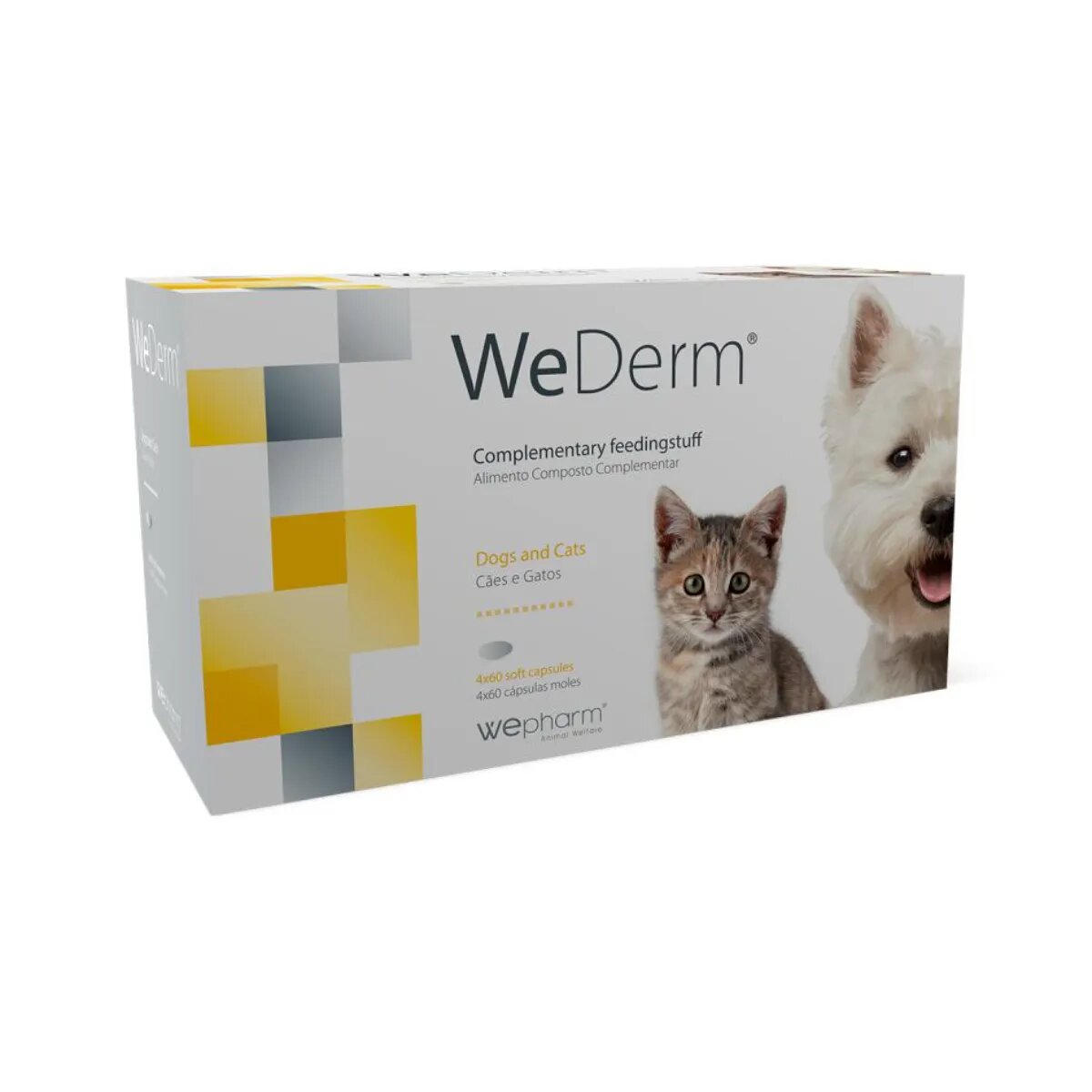 Wepharm WeDerm supliment piele & blană câini capsule WeDerm XS-XL supliment piele & blană câini flacon 240 capsule