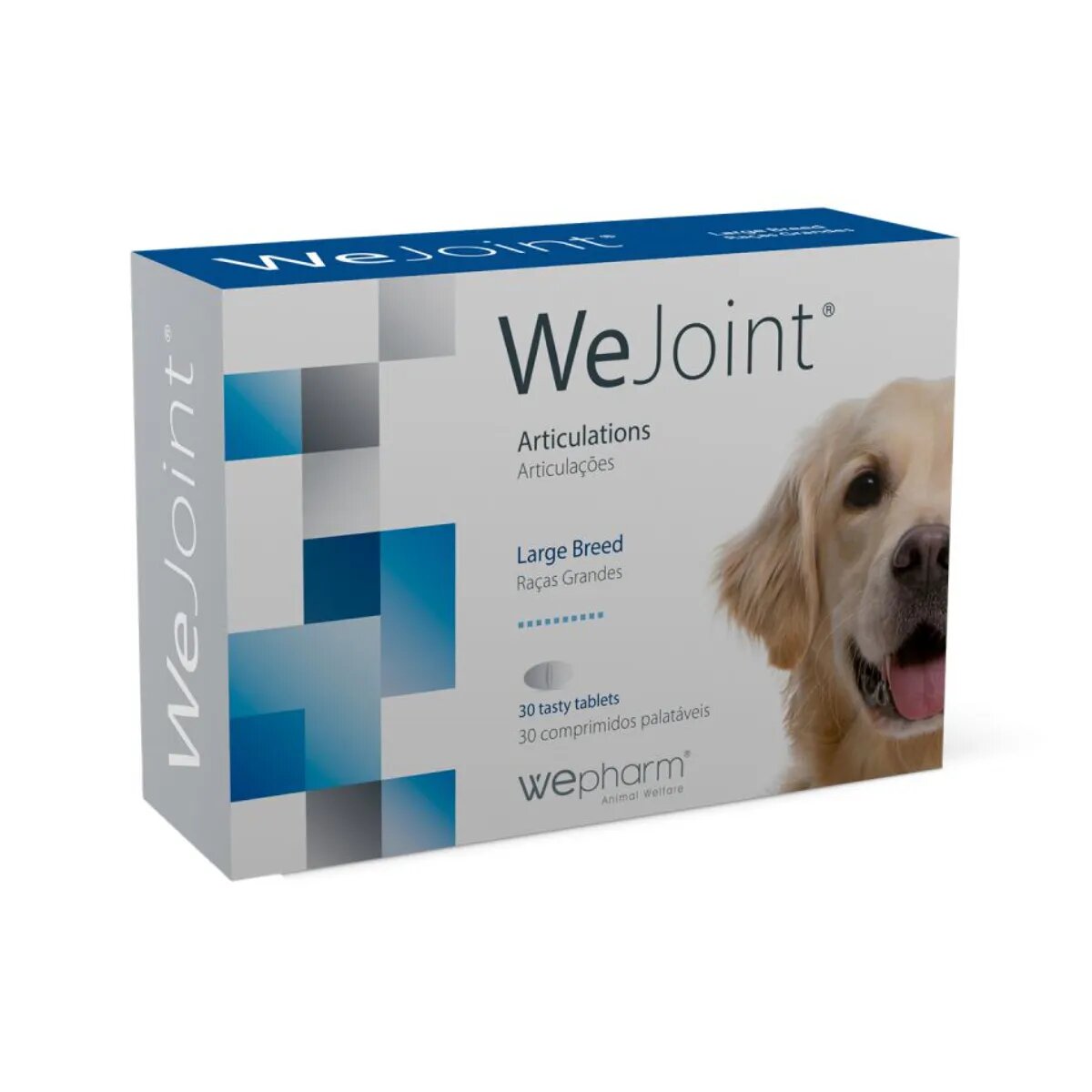 Wepharm WeJoint Large Breeds supliment sistem articular câini comprimate WeJoint Large Breeds L-XL supliment sistem articular câini flacon 30 comprimate