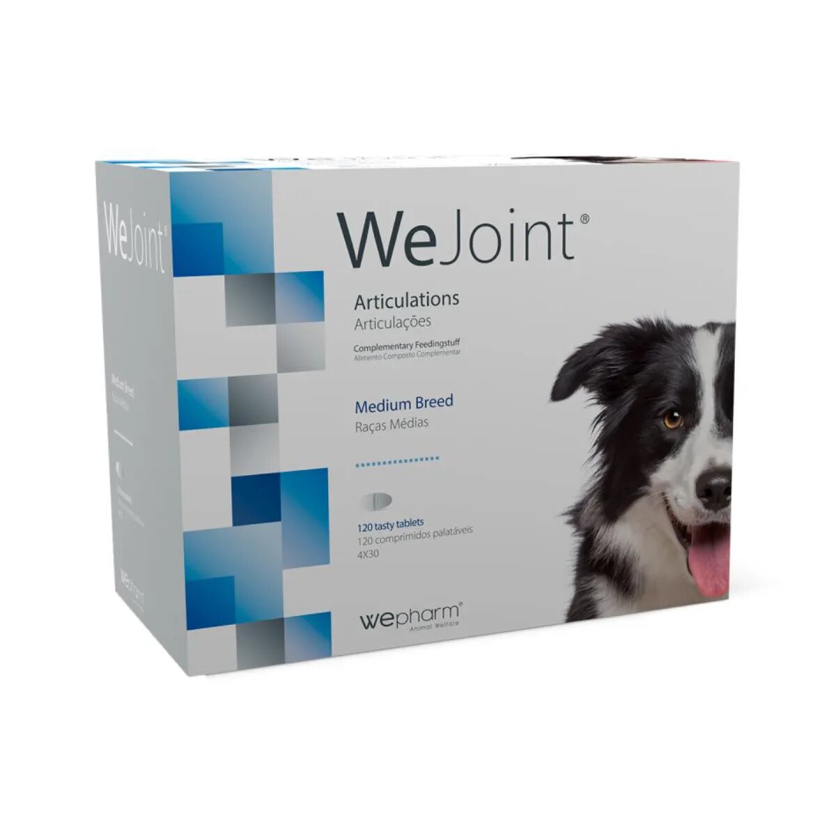 Wepharm WeJoint Medium Breeds supliment sistem articular câini comprimate WeJoint Medium Breeds M supliment sistem articular câini flacon 120 comprimate