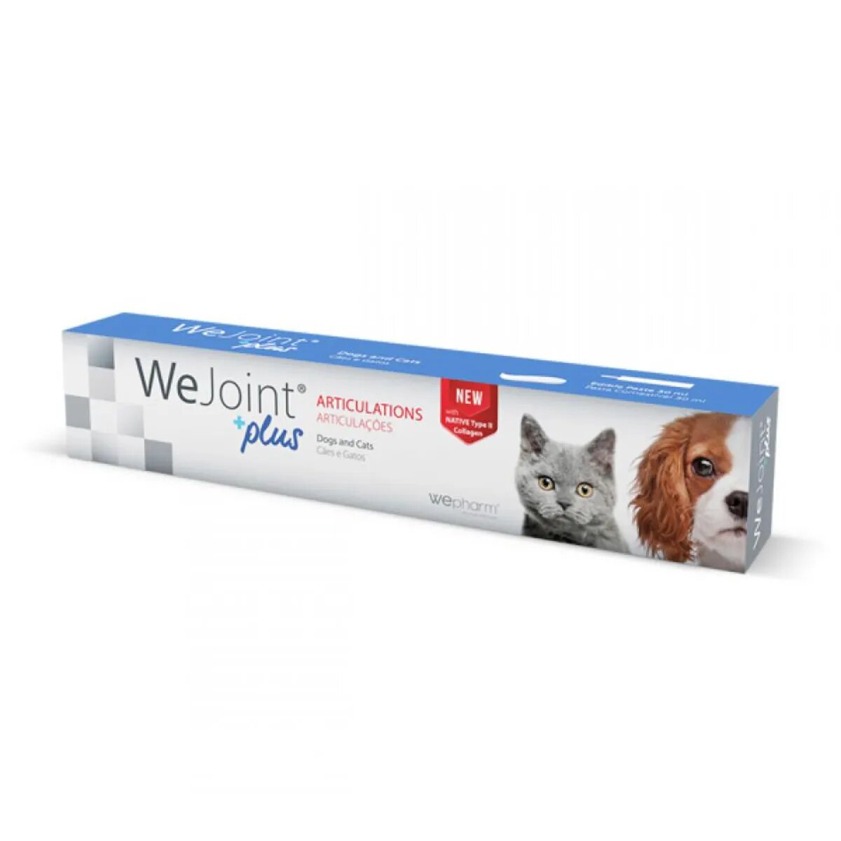 Wepharm WeJoint Plus Small Breeds & Cats supliment sistem articular câini pastă orală WeJoint Plus Small Breeds & Cats XS-S supliment sistem articular câini și pisici flacon cu aplicator 30ml pastă orală