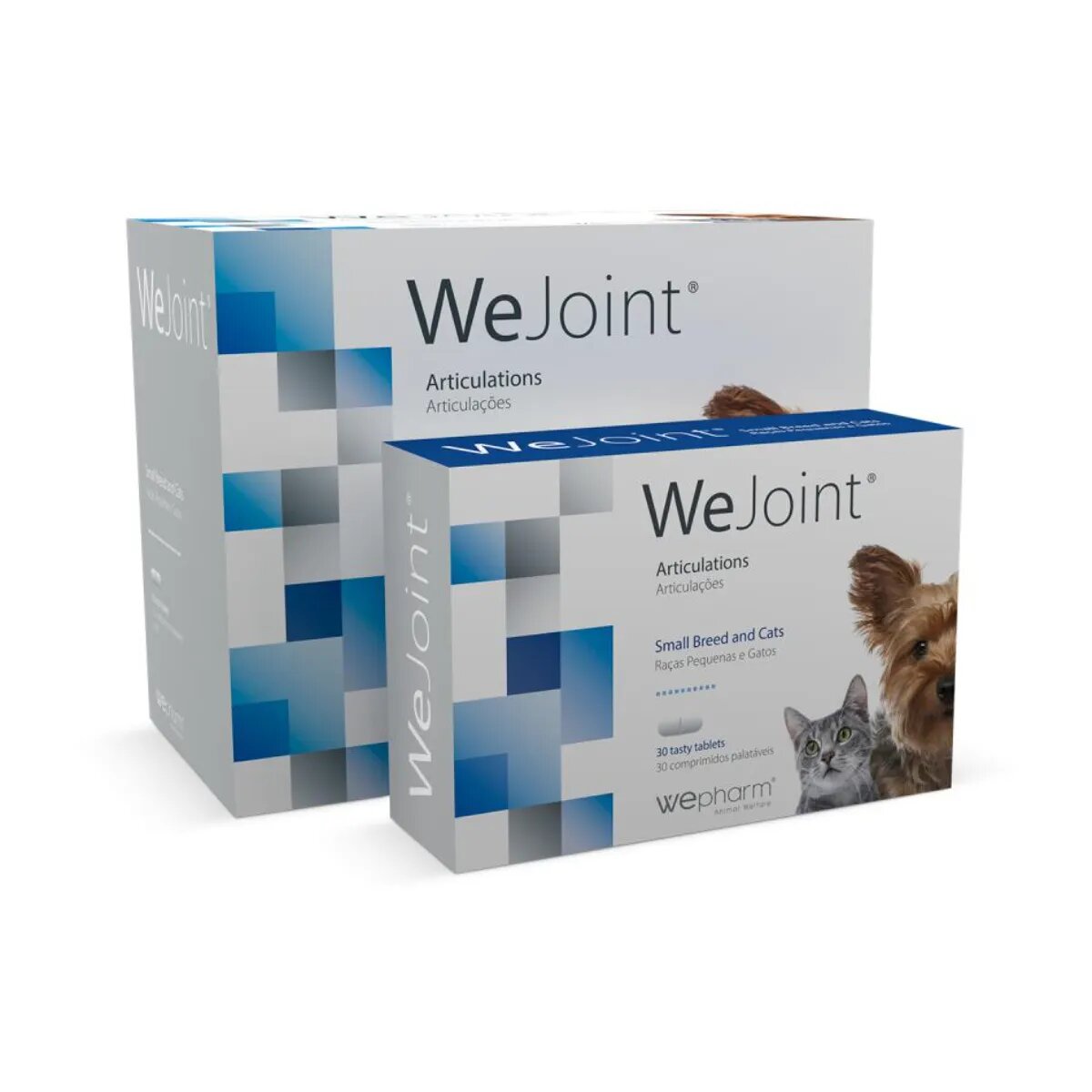 Wepharm WeJoint Small Breeds & Cats supliment sistem articular câini comprimate WeJoint Small Breeds & Cats XS-S supliment sistem articular câini și pisici flacon 30 comprimate