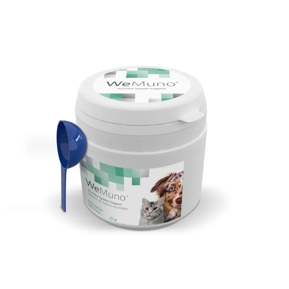 Wepharm WeMuno supliment sistem imunitar câini pudră WeMuno XS-XL supliment sistem imunitar câini flacon 225g pudră