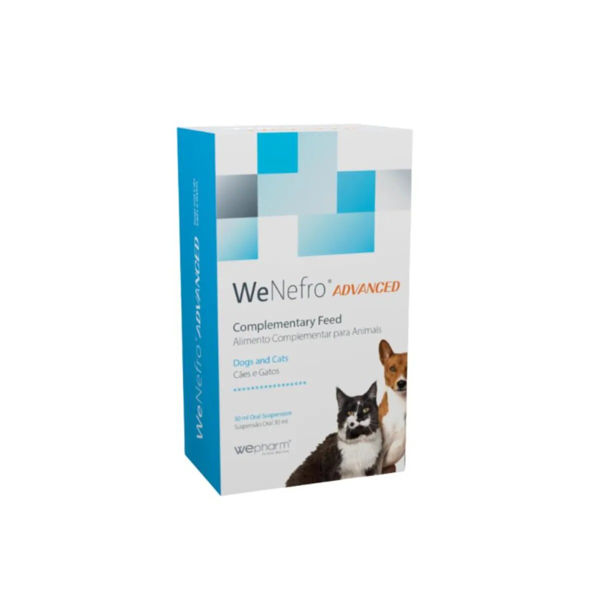 Wepharm WeNefro Advanced supliment sistem renal câini suspensie orală WeNefro Advanced XS-XL supliment sistem renal câini și pisici flacon cu aplicator 30ml suspensie orală
