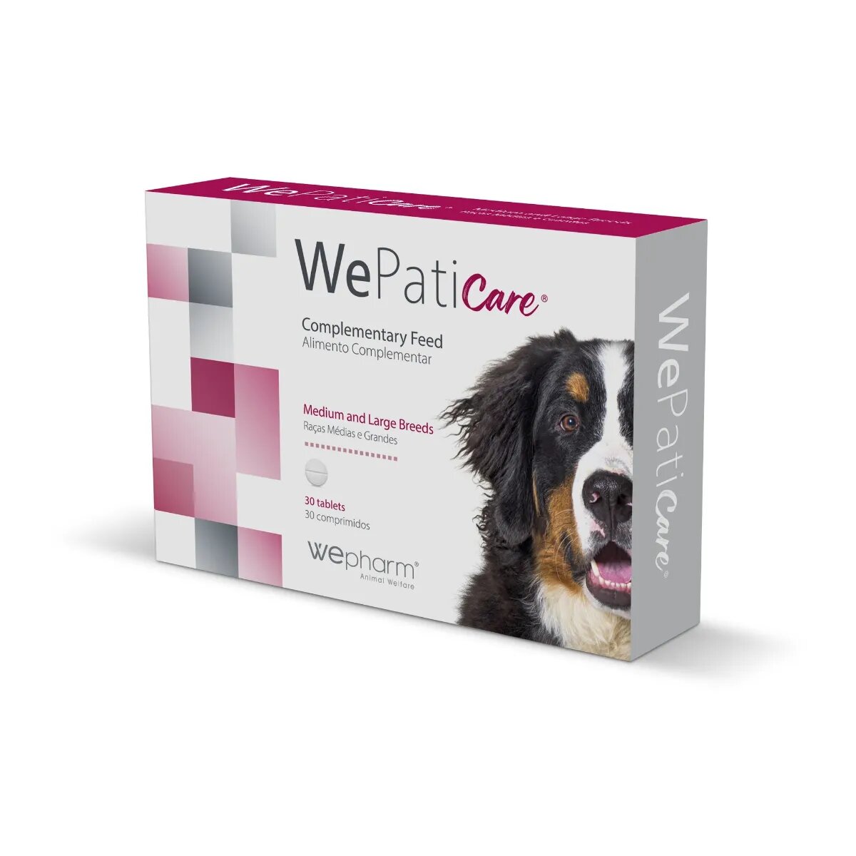 Wepharm WePatiCare supliment sistem hepatic câini comprimate WePatiCare M-XL supliment sistem hepatic câini flacon 30 comprimate