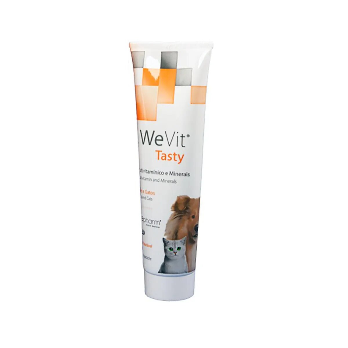 Wepharm WeVit Tasty supliment multivitamine câini pastă orală WeVit Tasty XS-XL supliment multivitamine câini și pisici flacon 100g pastă orală