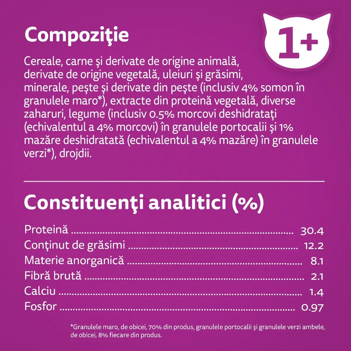 WHISKAS Adult Somon hrană uscată pisici 1.4kg