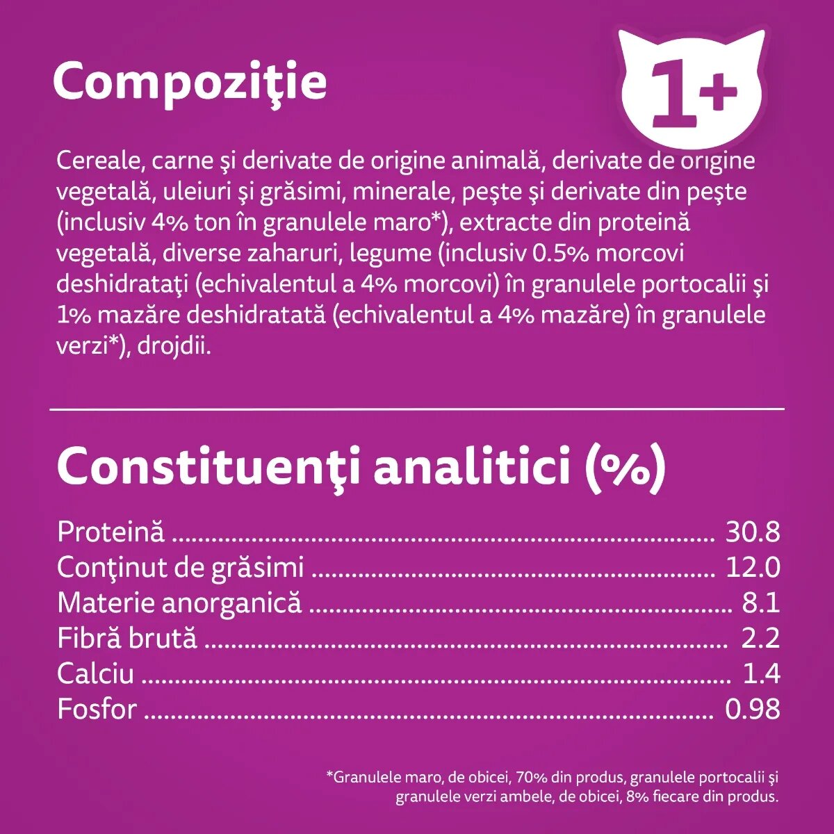 WHISKAS Adult Ton hrană uscată pisici 1.4kg