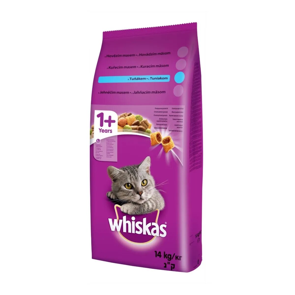 WHISKAS Adult Ton hrană uscată pisici 14kg