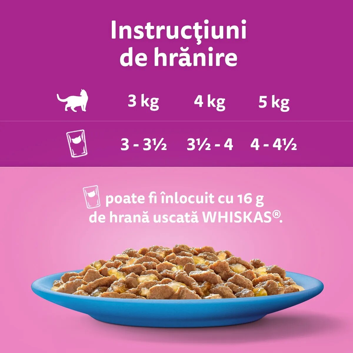 WHISKAS Selectii Pește Somon și Ton plic hrană umedă pisici (în aspic) multipack 85g x 4