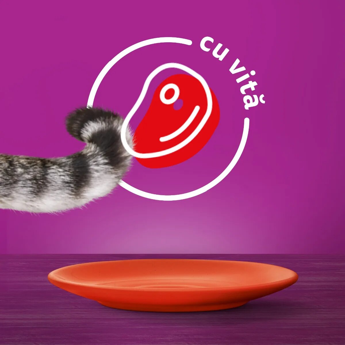 WHISKAS Vită plic hrană umedă pisici (în sos) 85g