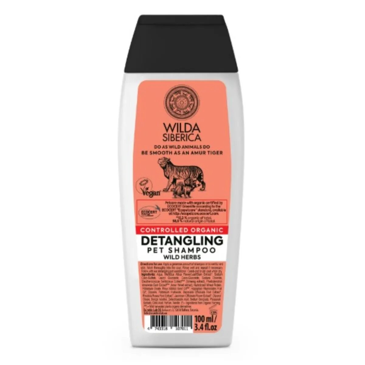 WILDA Detangling șampon câini descâlcirea blănii flacon SIBERICA Detangling șampon câini și pisici descâlcirea blănii flacon 100ml