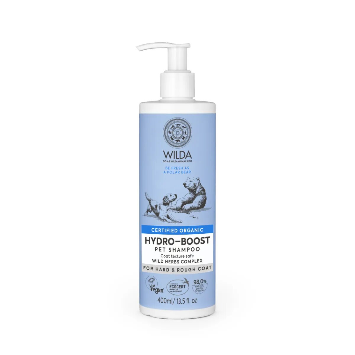 WILDA Hydro Boost șampon câini și pisici hidratant flacon 400ml